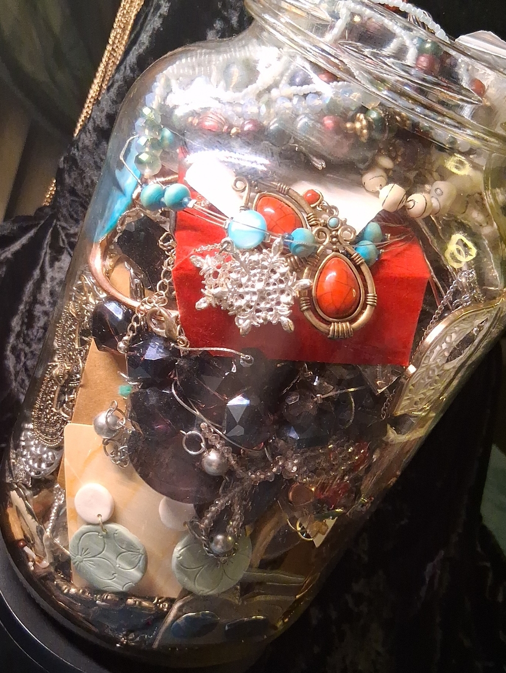 Mystery Jewelry Jar Name Brands 1 Gallon 10lbs Necklaces Bracelets Earrings.
